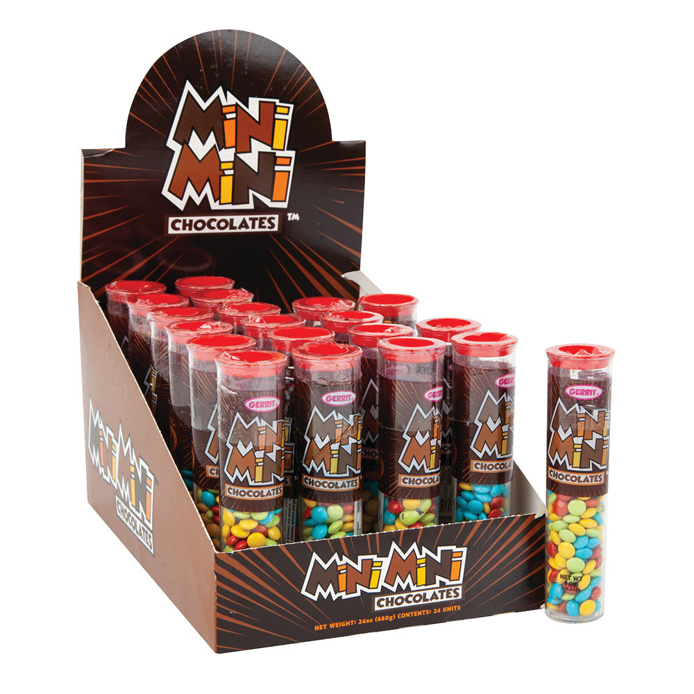 Wholesale Mini Mini Chocolates 1 Oz Tube- Bulk