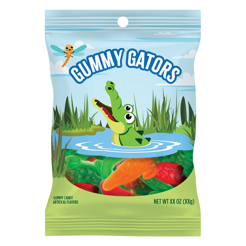 Müttenberg Candy Gummy Gators 4.5 Oz Peg Bag
