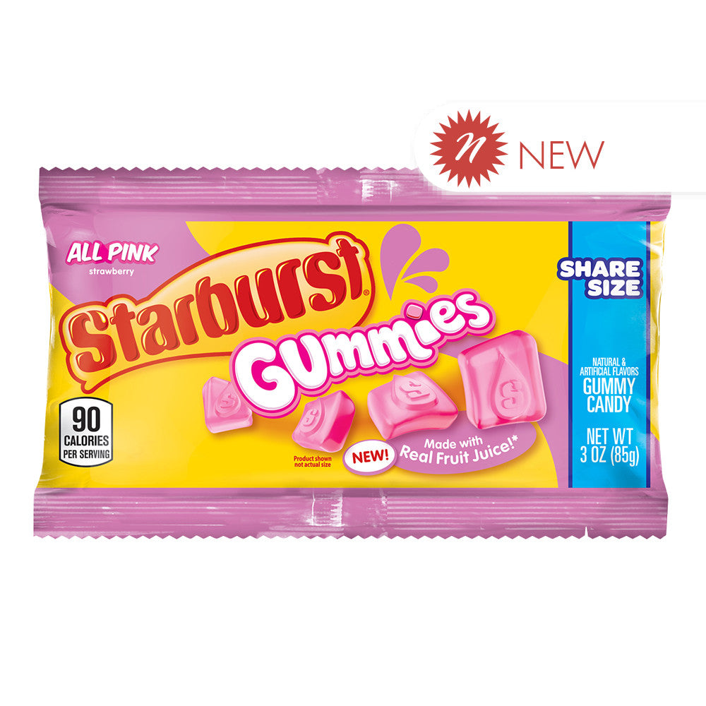 Starburst All Pink Gummies Share Size 3 Oz