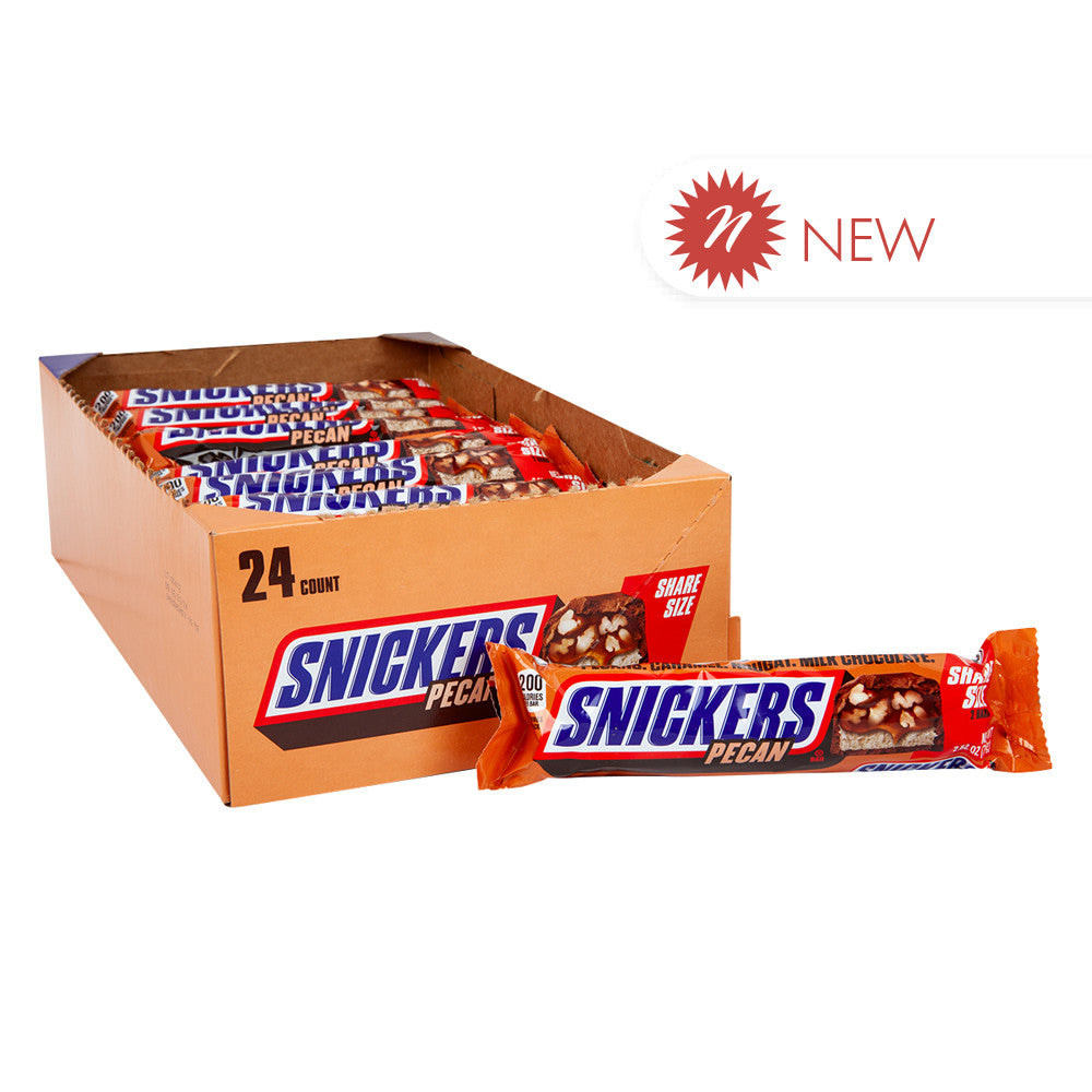 Wholesale Snickers Pecan Share Size 2.82 Oz Bar- Bulk