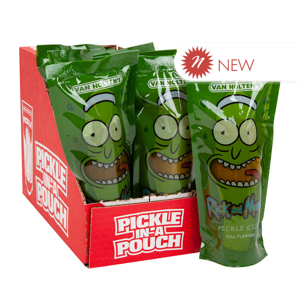 Wholesale Van Holten'S Pickle Rick Dill Pickle In A Pouch-12ct Case Bulk