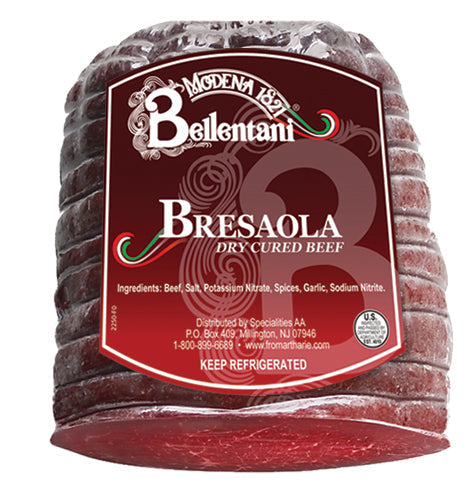 Wholesale Bellentani Bresaola - Dry Cured Beef 3 LB-2 Ct Case Bulk