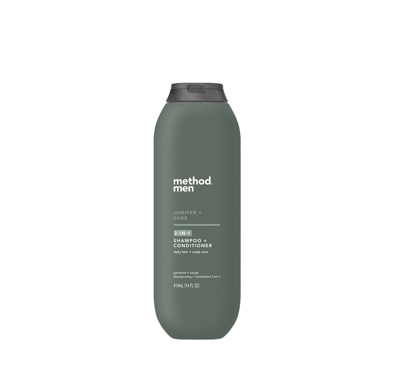 Wholesale Method Men Shampoo & Conditioner 2 in 1 Juniper & Sage 14 oz Bottle- Bulk