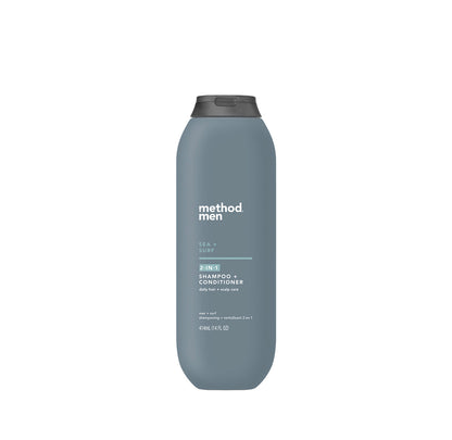 Wholesale Method Men Shampoo & Conditioner 2 in 1 Sea & Surf 14 oz Bottle- Bulk