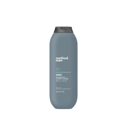 Wholesale Method Men Shampoo & Conditioner 2 in 1 Sea & Surf 14 oz Bottle- Bulk