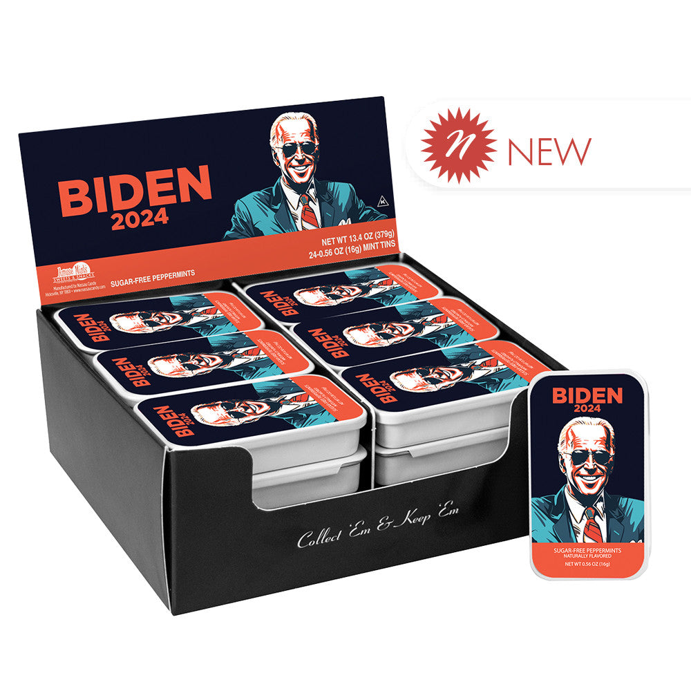 Amusemints Biden 2024 Mints 0.56 Oz Slider Tin