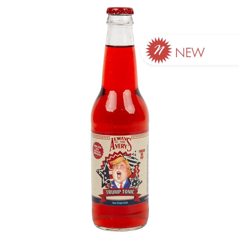 Avery'S Trump Tonic Sour Grape Soda 12 Oz Bottle