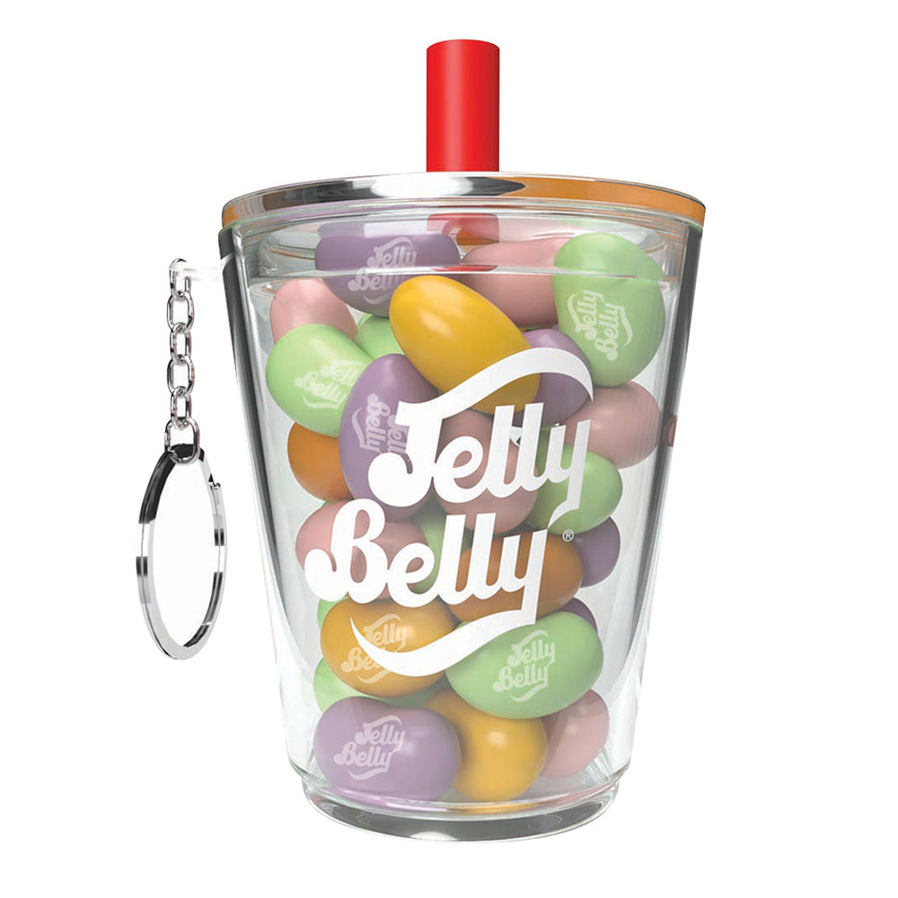 Wholesale Jelly Belly Boba Milk Tea 2.29 Oz Mini Cup Keychain-24ct Case Bulk