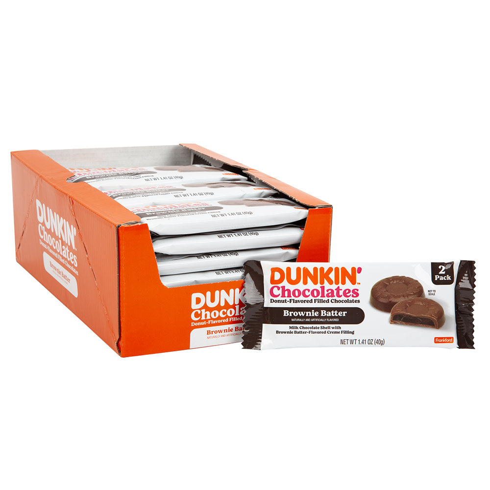 Wholesale Dunkin Donuts - Brownie Batr - 2Pc - 1.41Oz- Bulk