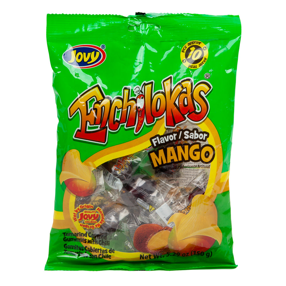 Wholesale Jovy Mango Enchilokas 5.29 Oz Peg Bag-24ct Case Bulk