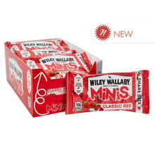 Wholesale Wiley Wallaby Strawberry Classic Red Mini Licorice Bites 3.5 Oz Bag- Bulk