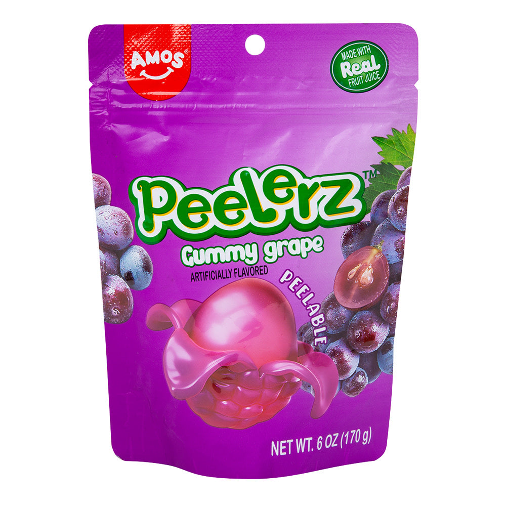 Wholesale Peelerz Gummy Grape 6 Oz Bag-12ct Case Bulk