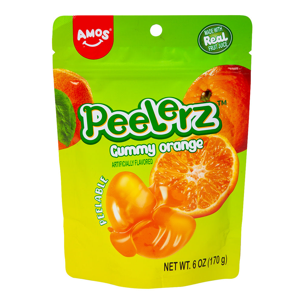 Wholesale Peelerz Gummy Orange 6 Oz Bag-12ct Case Bulk