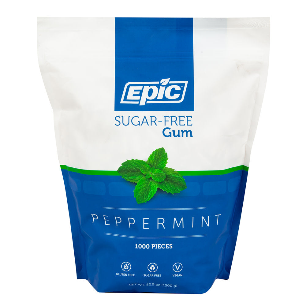 Wholesale Epic Sugar Free Gum Peppermint 52.9 Oz Bag- Bulk