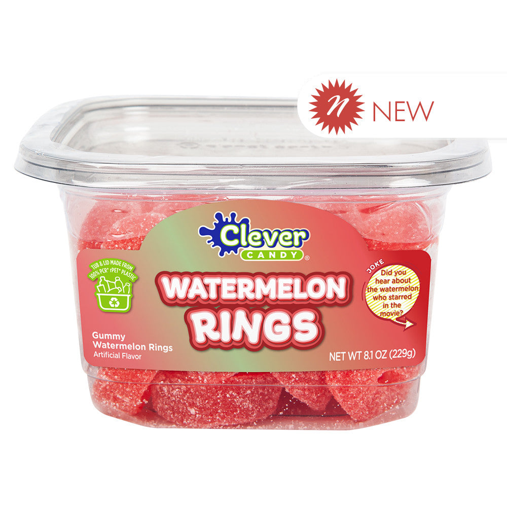 Wholesale Müttenberg Candy Watermelon Rings Gummy Watermelon Rings 8.1 Oz-12ct Case Bulk