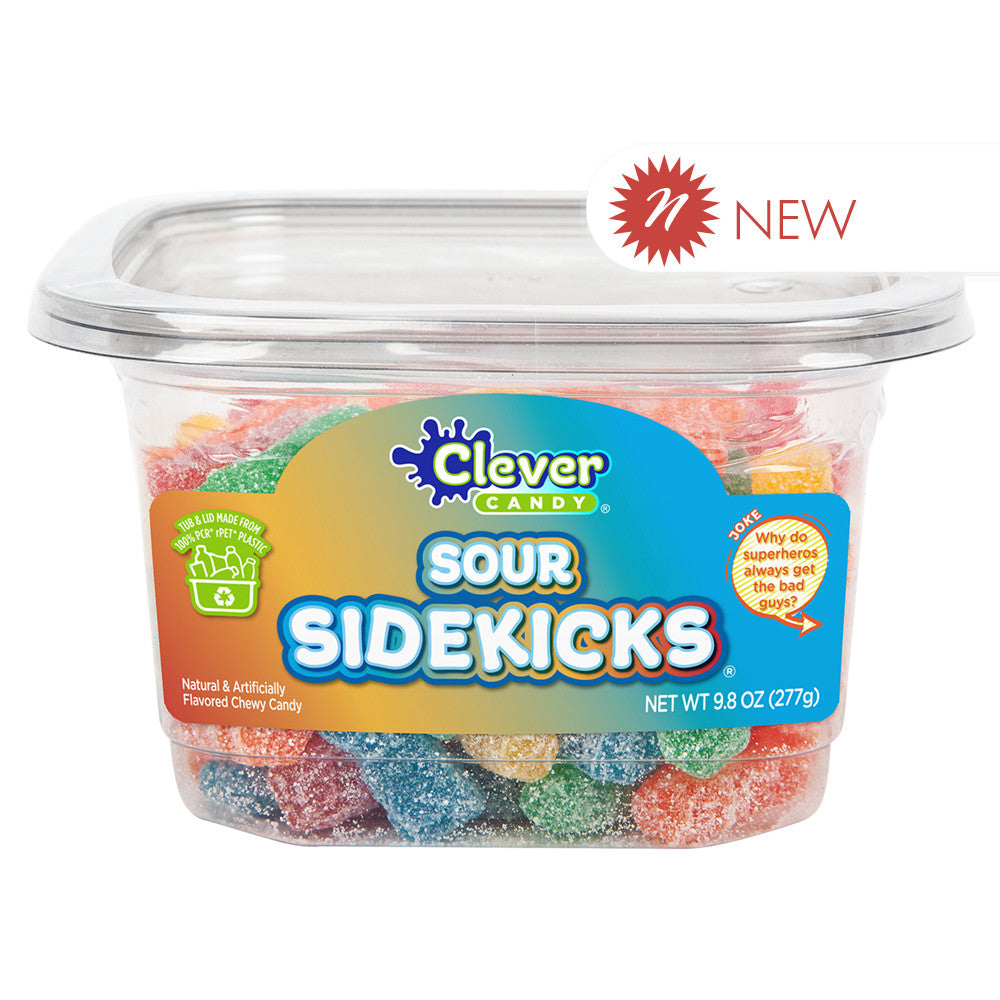 Wholesale Müttenberg Candy Sour Sidekicks 9.8 Oz Tub-12ct Case Bulk