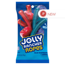Wholesale Jolly Rancher Blue Raspberry & Cherry Ropes 6 Oz Peg Bag- Bulk