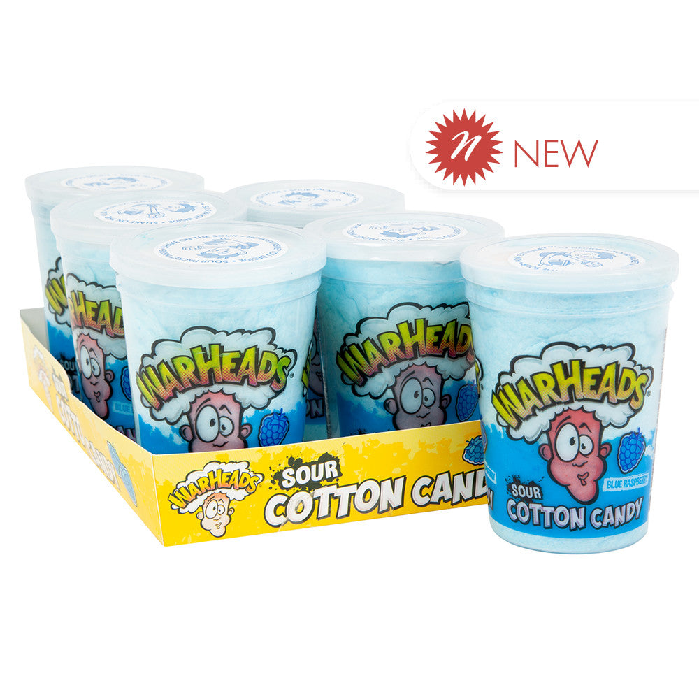 Wholesale Warheads - Sour - Cotton Candy-6ct Case Bulk