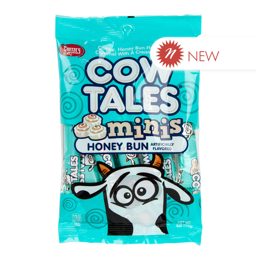 Wholesale Cow Tales Honey Bun Minis Peg Bag-12ct Case Bulk