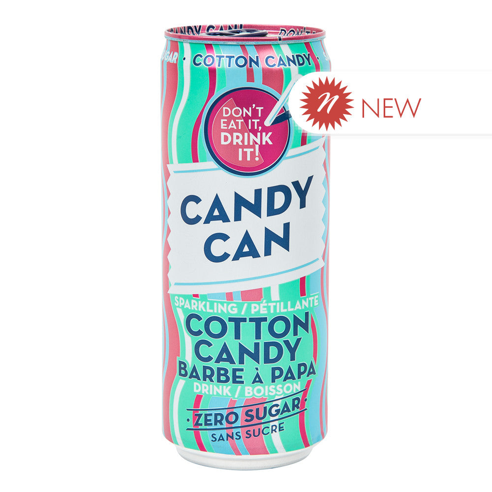 Wholesale Candy Can Cotton Candy Sparkling Drink 11.16 Oz Can-12ct Case Bulk