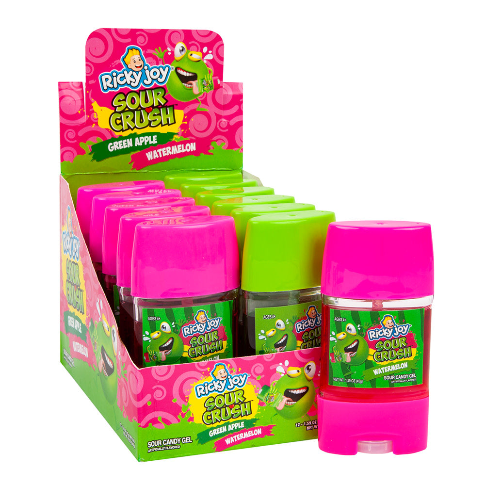Wholesale Sour Crush Gel - Grn Apple - Watermelon - 1.59Oz- Bulk