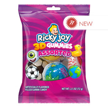 Wholesale Ricky Joy - 3D Gummies - Assorted Peg - 2.5Oz- Bulk