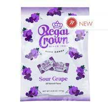 Wholesale Regal Crown Sour Grape Hard Candy 6.25 Oz Peg Bag- Bulk