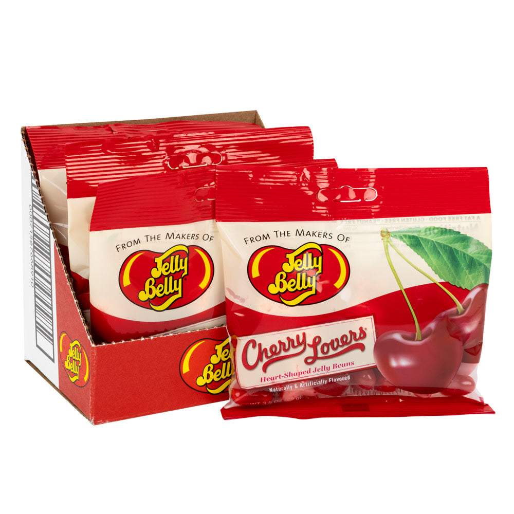 Wholesale Jelly Belly Cherry Lovers Assorted 3.5 Oz Peg Bag- Bulk