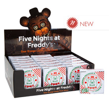 Wholesale Five Nights At Freddy’S Sour Orange Candy Pizza Slices Tin- Bulk