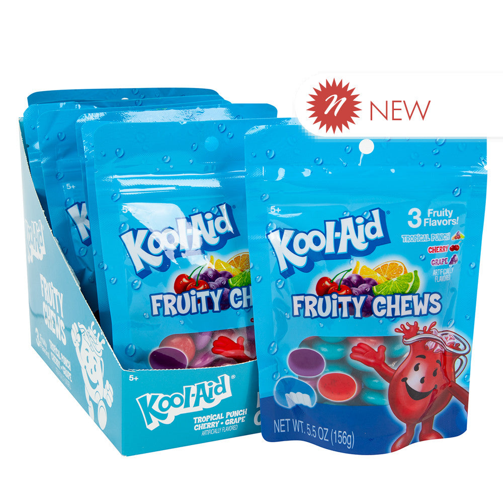 Wholesale Kool Aid - Fruit Chews - Assorted Peg - 5.50Z- Bulk