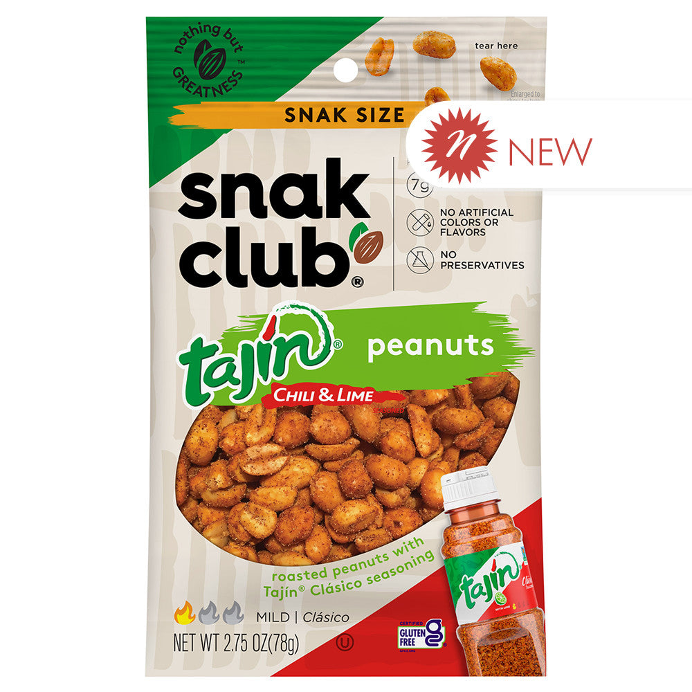 Wholesale Snak Club - Tajin - Clasico Peanuts- Bulk
