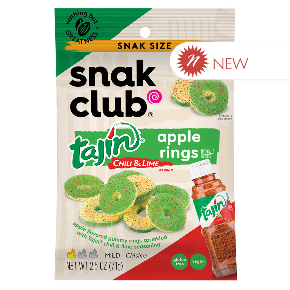 Wholesale Snak Club - Tajin - Apple Rings- Bulk