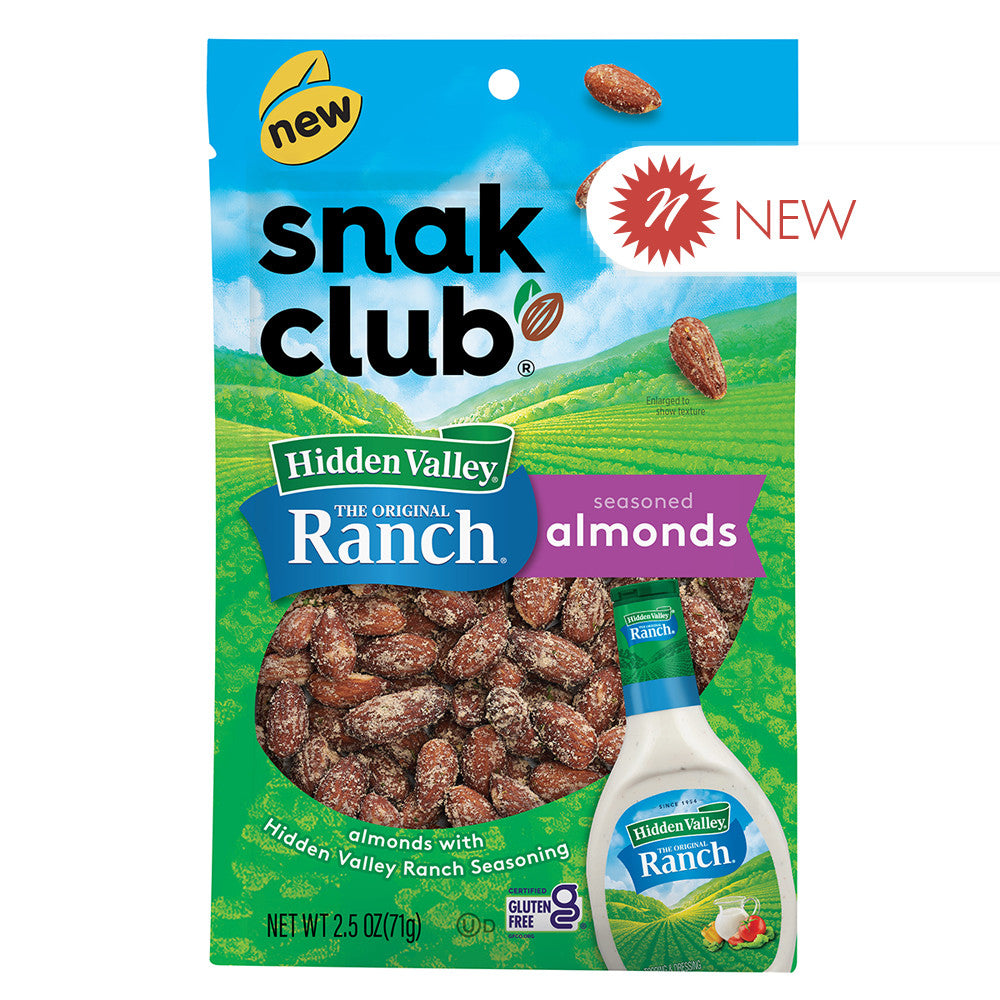 Wholesale Snak Club - Hidden Valley Ranch - Almonds- Bulk