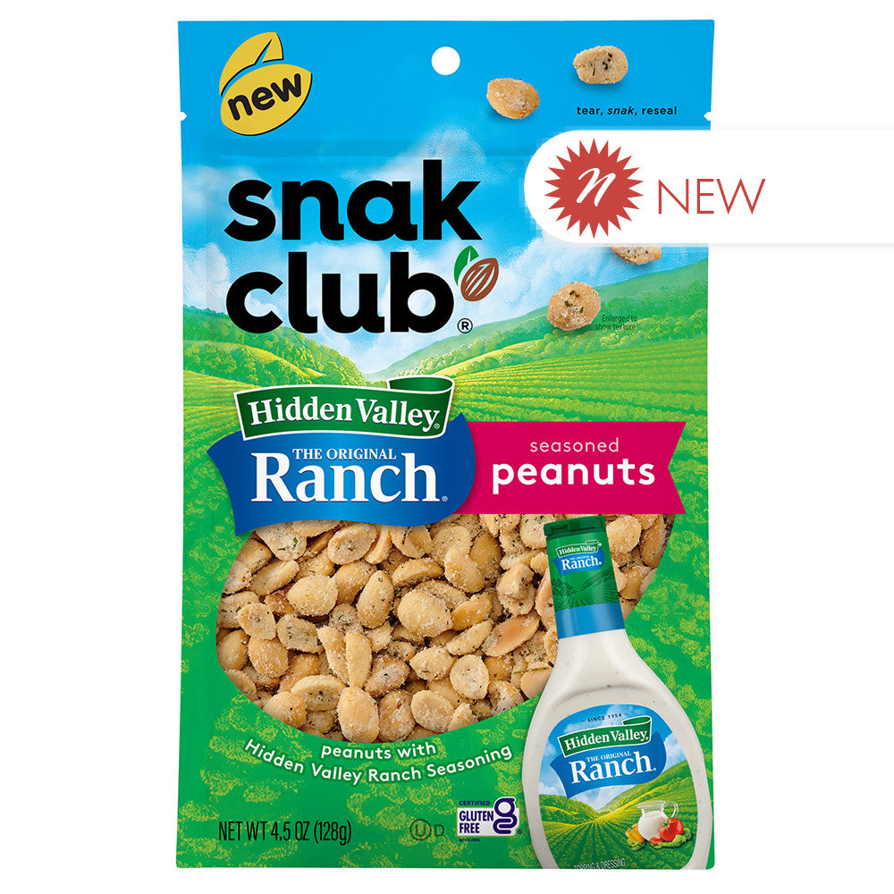 Wholesale Snak Club - Hidden Valley Ranch - Peanuts- Bulk