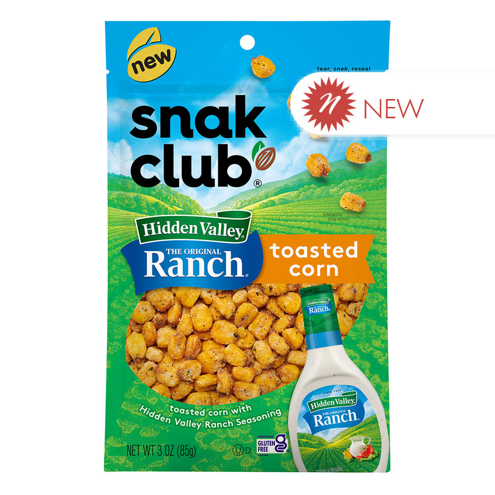 Wholesale Snak Club - Hidden Valley Ranch - Toasted Corn- Bulk