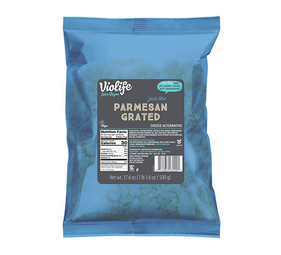 Wholesale Violife Vegan Parmesan Grated 1.1 Lb- Bulk