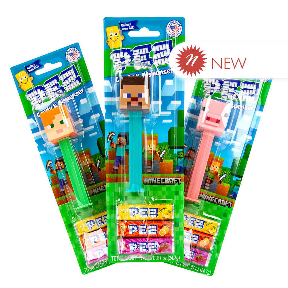 Wholesale Pez - Minecraft - Blister .87Oz- Bulk