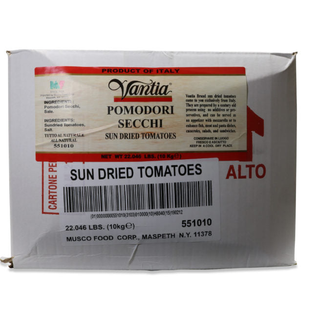 Wholesale Vantia Sundried Tomatoes - Dry-Packed 22 LB-1 Ct Case Bulk