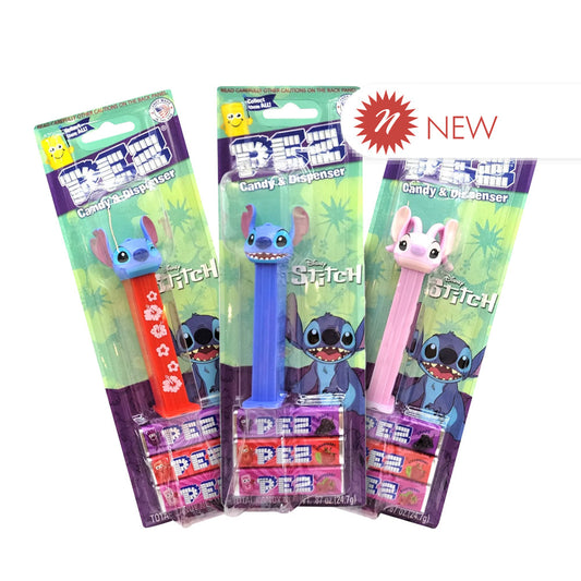 Wholesale Stitch Pez Assorted 0.87 Oz Blister Pack- Bulk