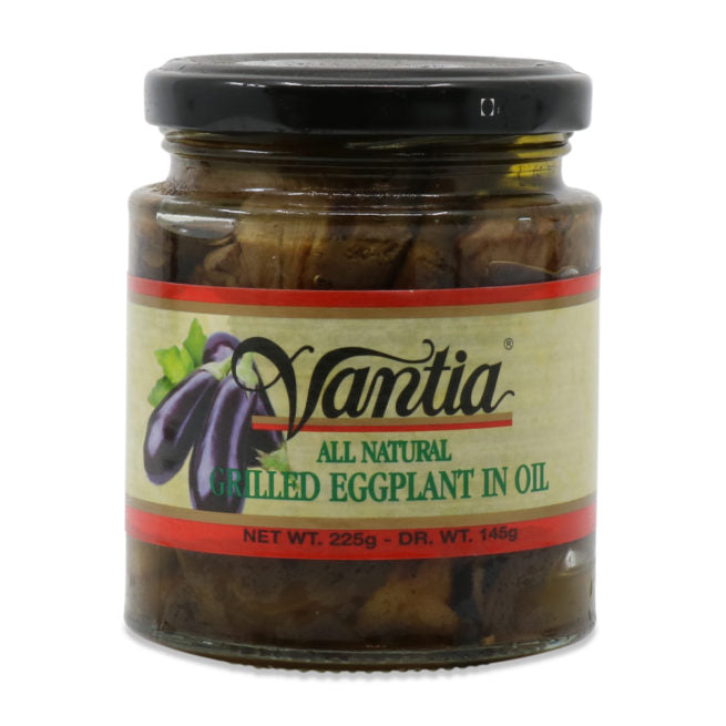 Wholesale Vantia Grilled Eggplant in Oil 8 OZ-12 Ct Case Bulk