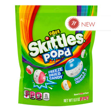 Wholesale Skittles Pop'D Sour Freeze Dried Candy 9 Oz Bag- Bulk
