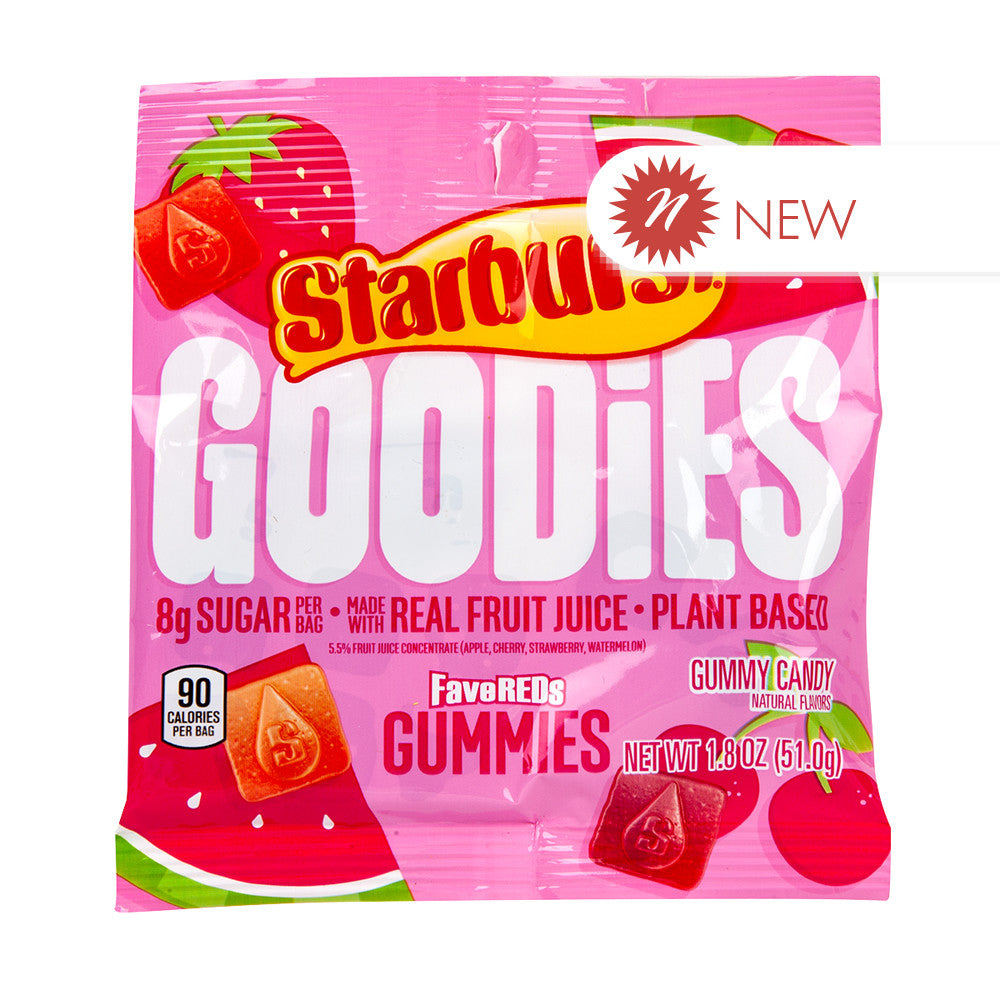 Wholesale Starburst Goodies Favereds Gummies 1.8 Oz Peg Bag- Bulk