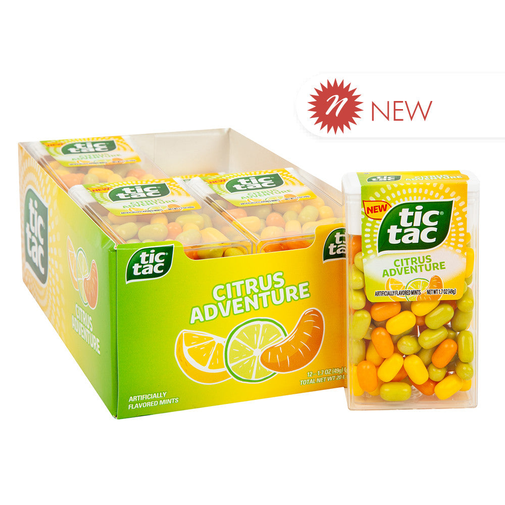 Wholesale Tic Tac - Citrus Adventure 1.14Oz - 100Pc- Bulk