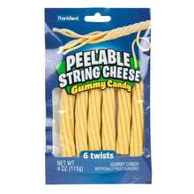 Wholesale Peelable String Cheese Gummy Candy 4 Oz Peg Bag- Bulk