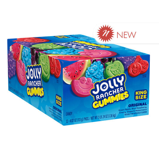 Wholesale Jolly Rancher Original Gummies King Size 4.02 Oz Bag- Bulk