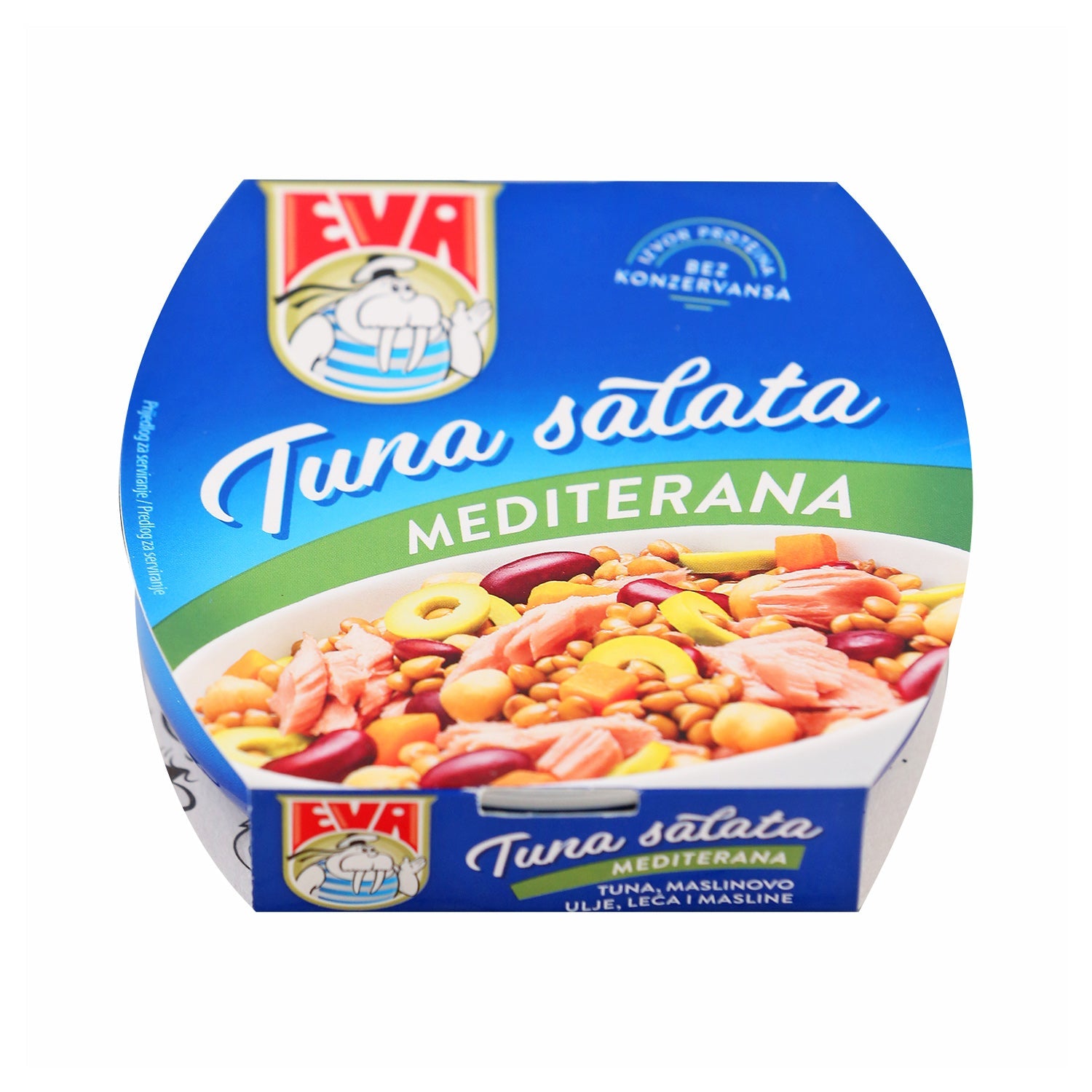 Wholesale Eva Tuna Salad Mediterranea 160g-8 Ct Case Bulk