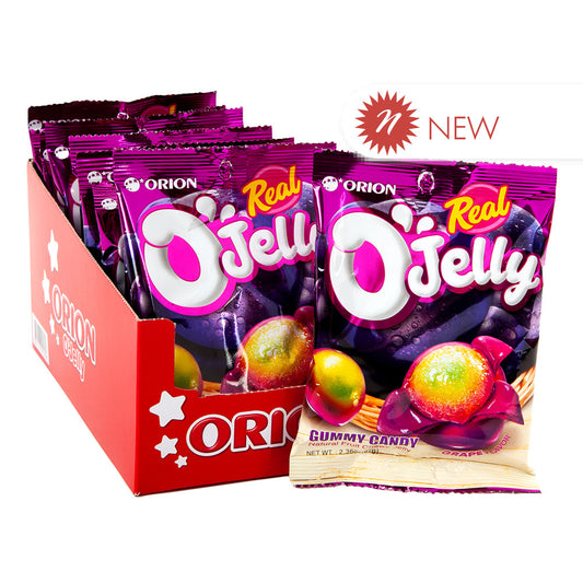 Wholesale Orion O'Jelly Grape Gummies 2.32 Oz Peg Bag- Bulk