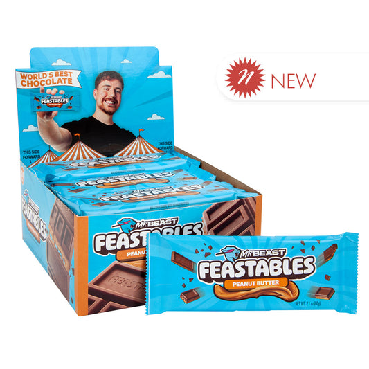 Wholesale Mr Beast - Feastables - Bar Peanut Butter - 2.11Oz- Bulk