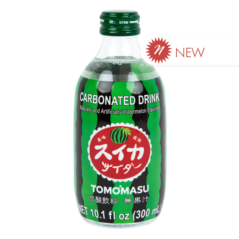 Wholesale Tomomasu Watermelon Sparkling Soda Bottle- Bulk