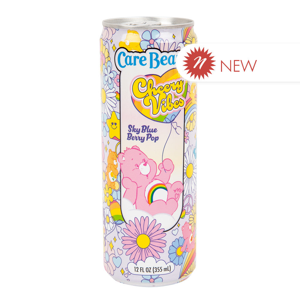 Wholesale Care Bears - Drink - Cherry Vibes - Sky Blue Pop - 12Oz- Bulk